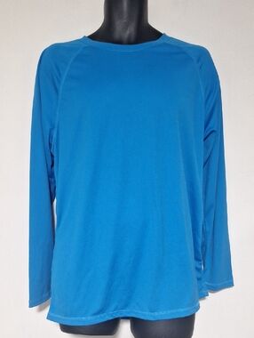 Kanu Surf Blue Men's UPF 50+ Performance Shirt Rashguard